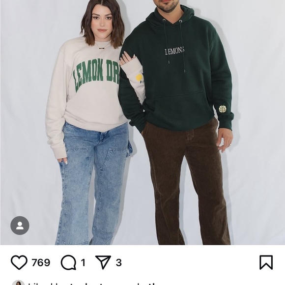 NWOT SmallLemons by Tay Merch Taylor Lautner Green Hoodie, Brown hat & tote Set - Picture 7 of 10